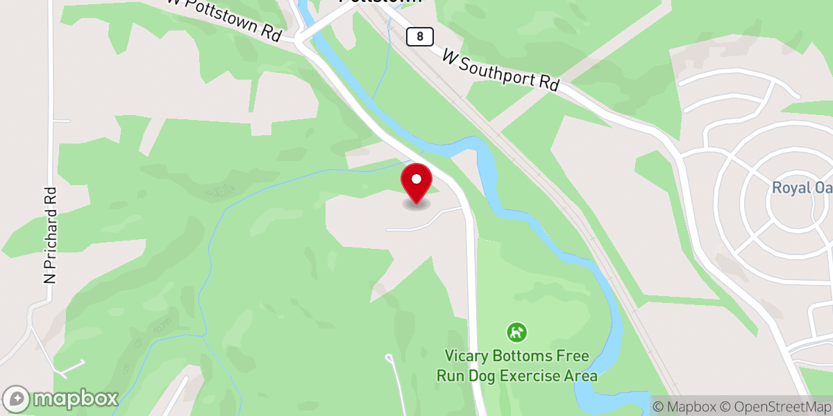 Map showing location of Redeemer Presbyterian Church