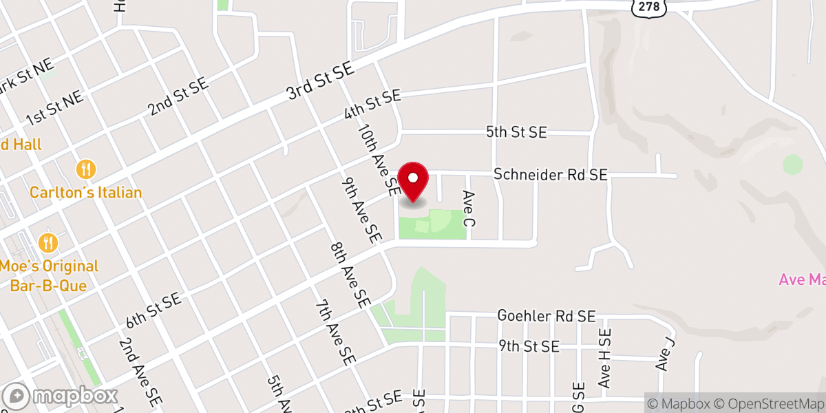 Map showing location of St Andrews United Methodist Church Foundation Inc