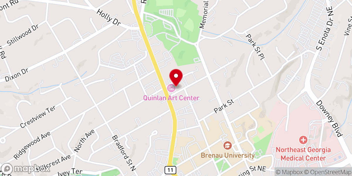 Map showing location of Vietnamese Baptist Ministry of Gainesville Georgia Inc