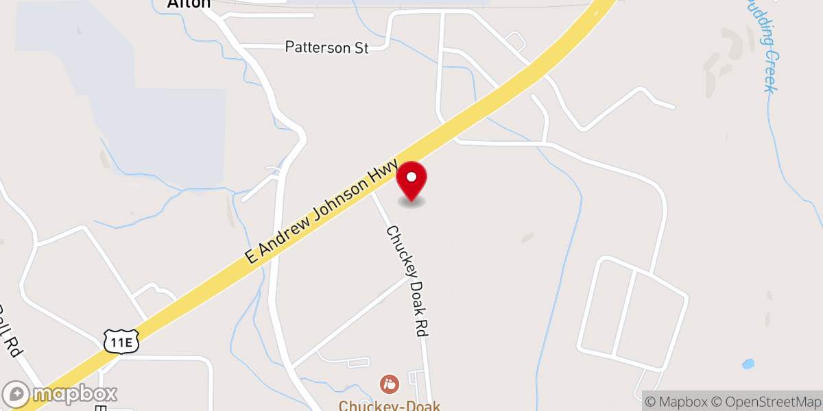 Map showing location of New Haven Church