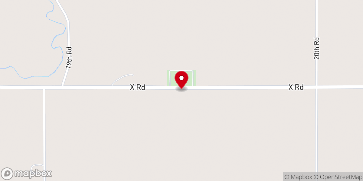 Map showing location of Pierce Chapel