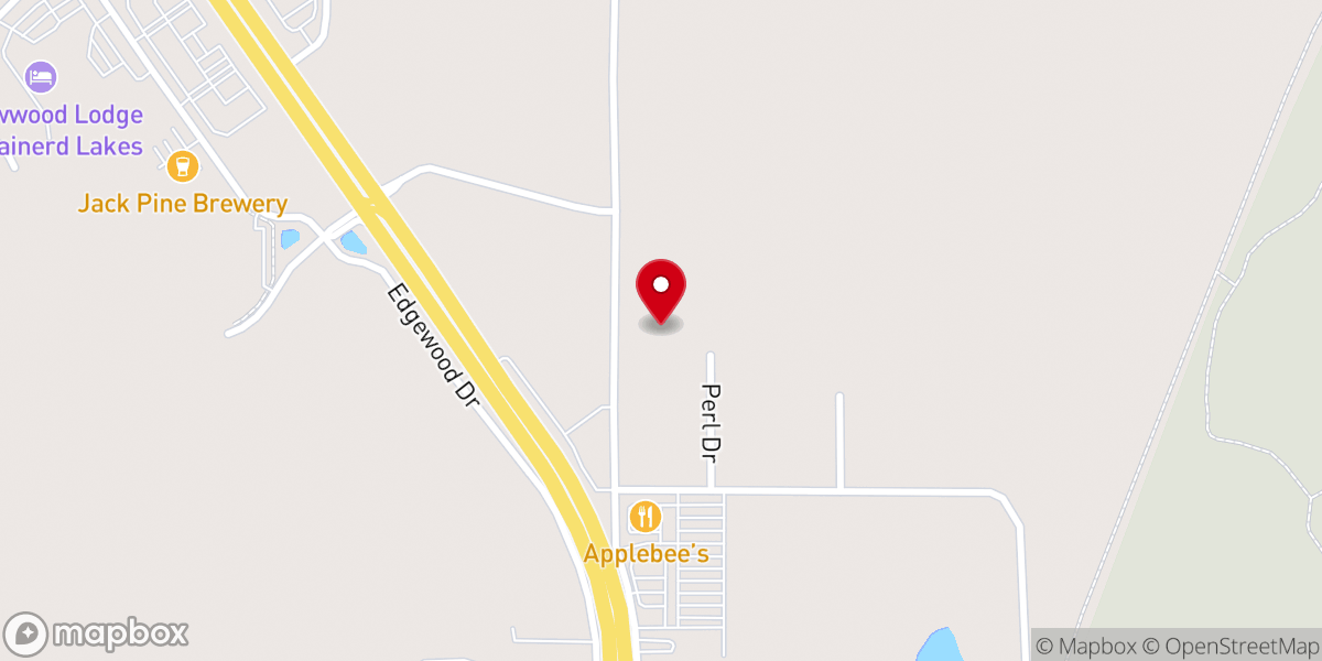 Map showing location of Pine Grove Church of Christ