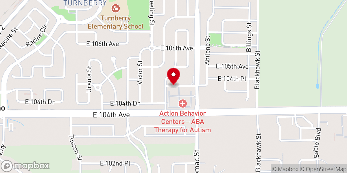 Map showing location of Reliance Commerce City