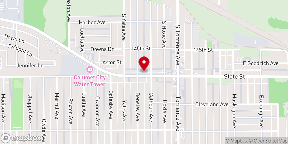 Map showing location of Deliverance Ministry of God