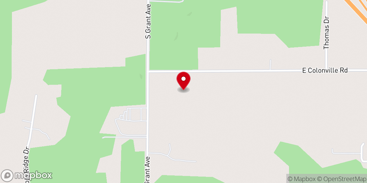 Map showing location of Harrison Church of Christ