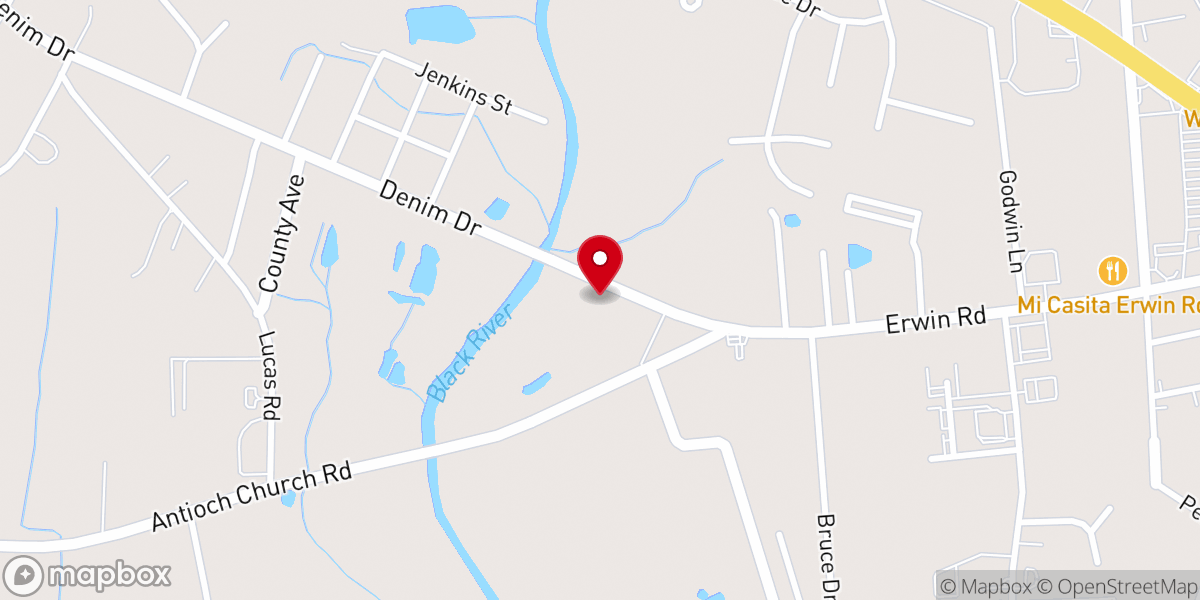 Map showing location of Johnson Memorial Church