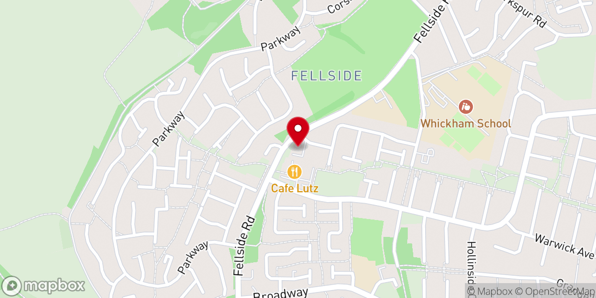 Map showing location of Fellside Methodist Church