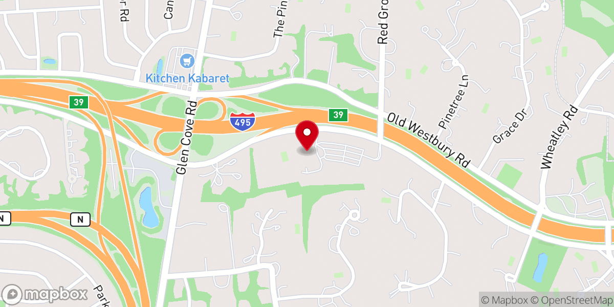 Map showing location of Central Presbyterian Church of NY