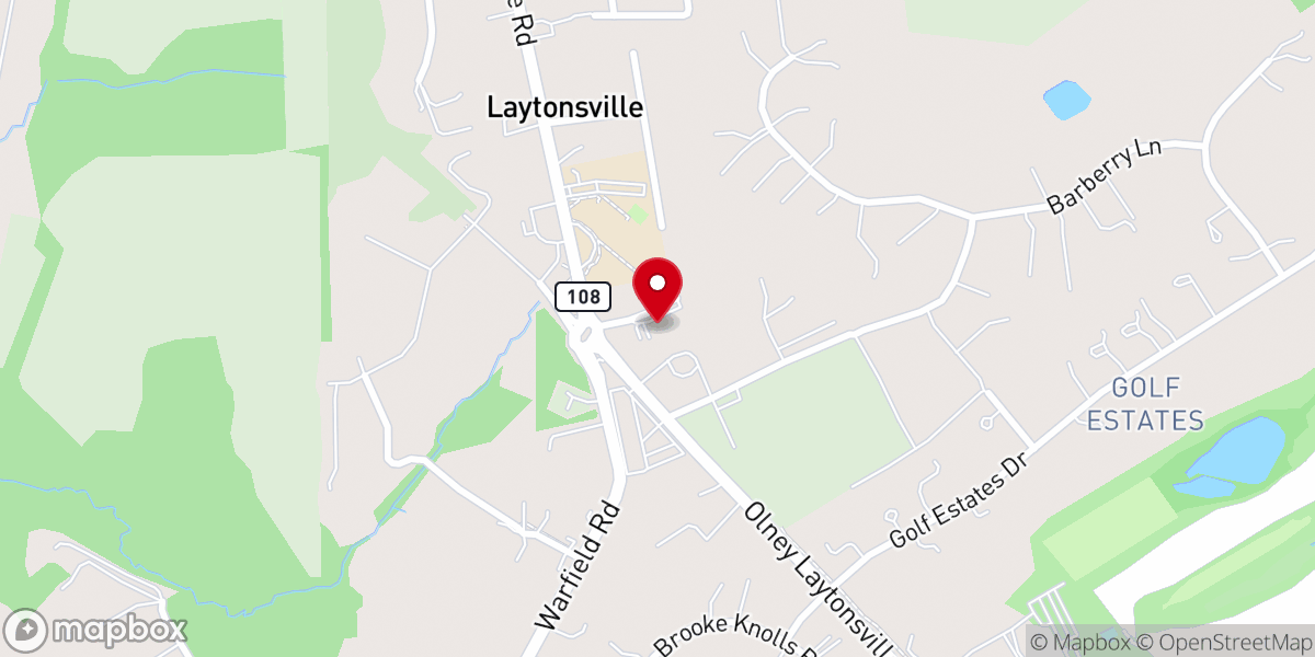 Map showing location of Crossroads Community Bible Church