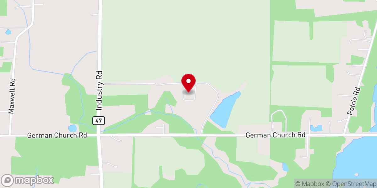 Map showing location of Queen of Peace Monastery