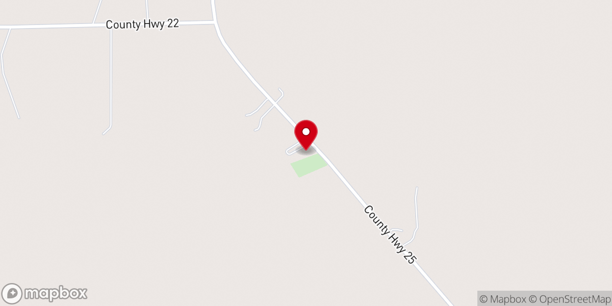 Map showing location of Good Hope Baptist Church