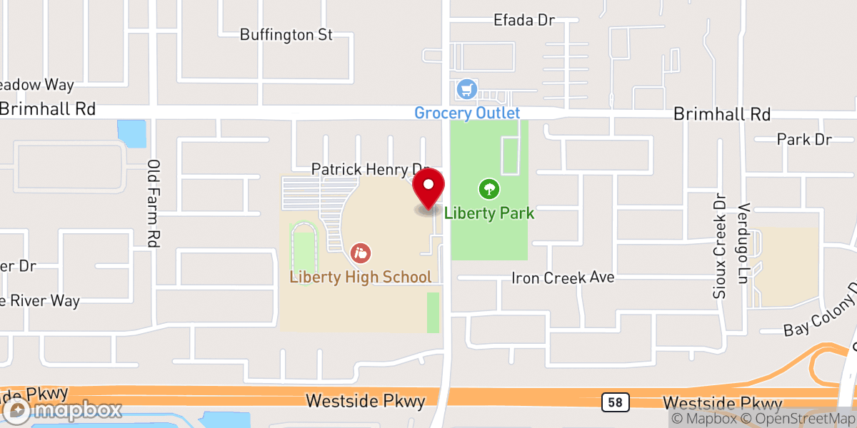 Map showing location of Under Grace Community Fellowship