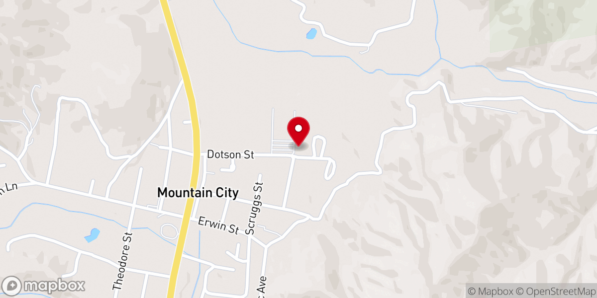 Map showing location of Grace Bible Church