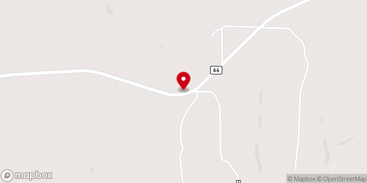 Map showing location of Bailey Chapel