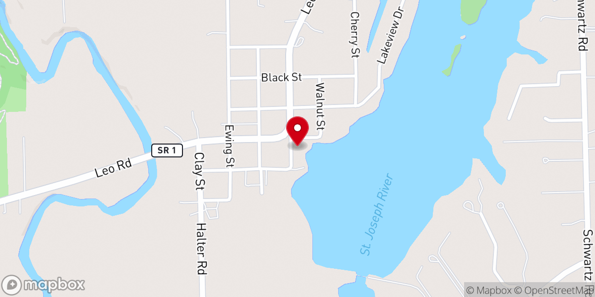 Map showing location of Neighbors House Church