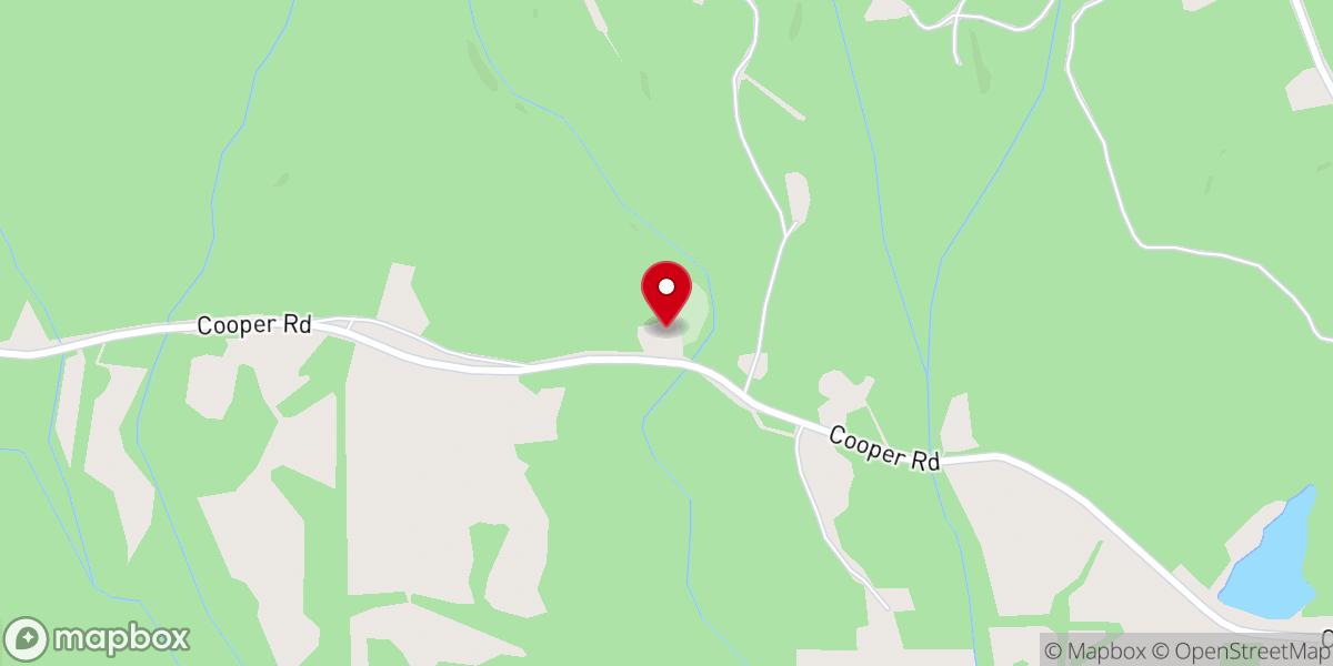 Map showing location of Sardis Freewill Baptist Church