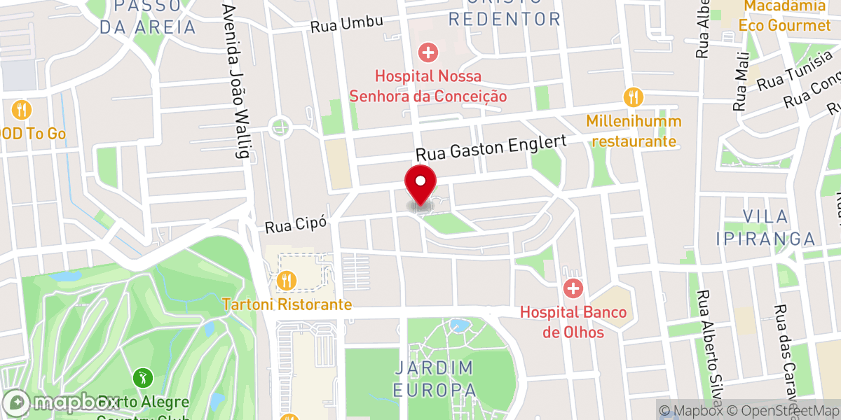 Map showing location of Congregação Evangélica Luterana São Paulo - IELB