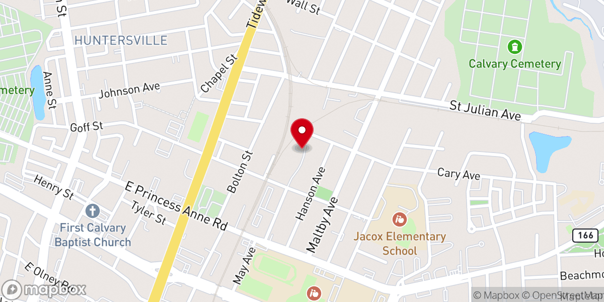 Map showing location of Gethsmane Community Fellowship