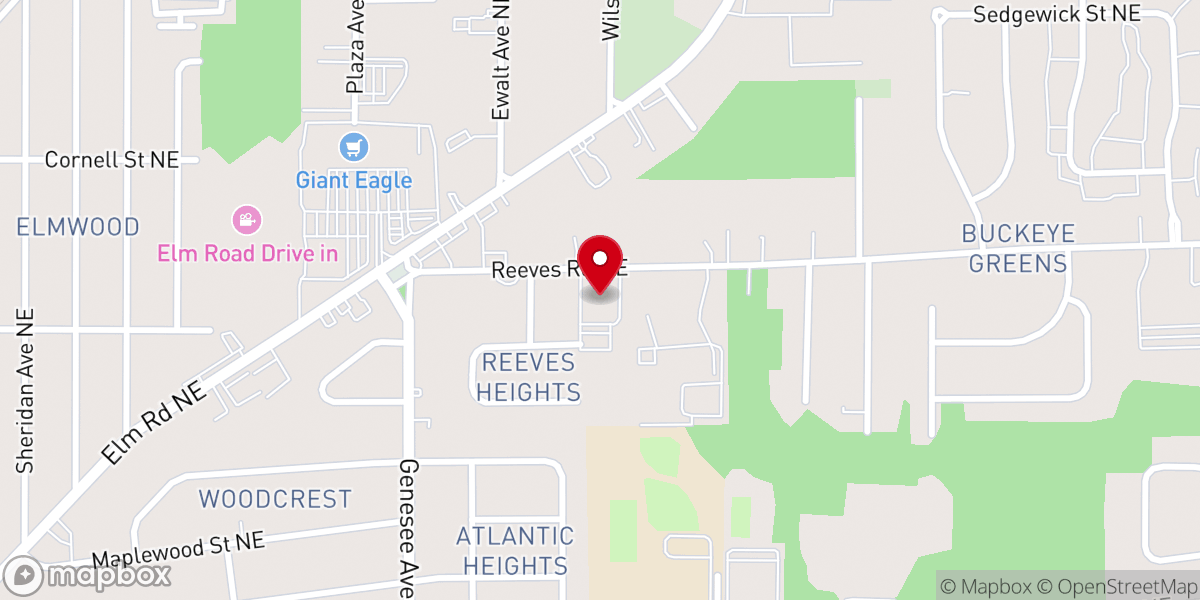 Map showing location of Saint John the Baptist Orthodox Church