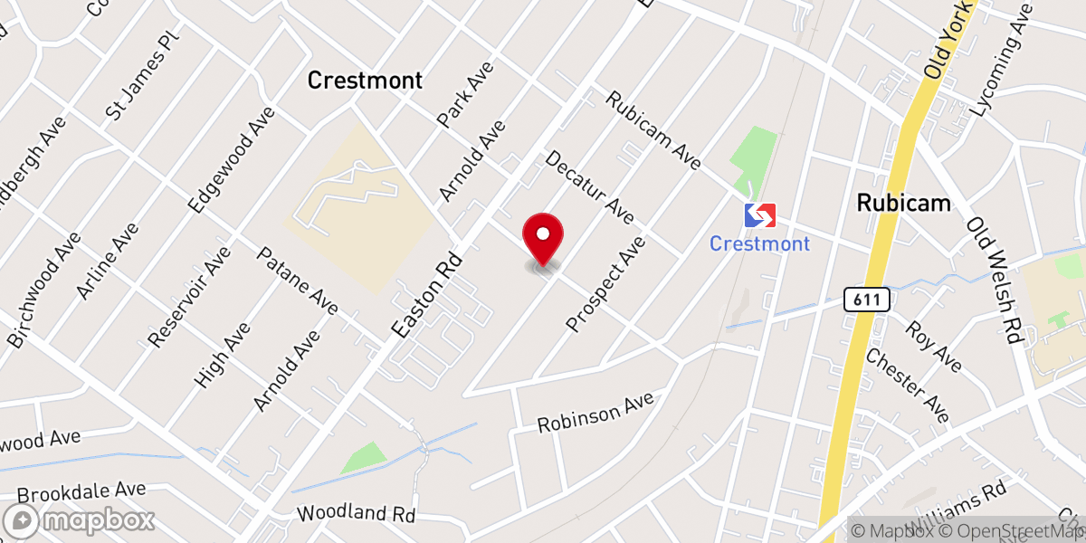 Map showing location of Willow Grove SDA Church
