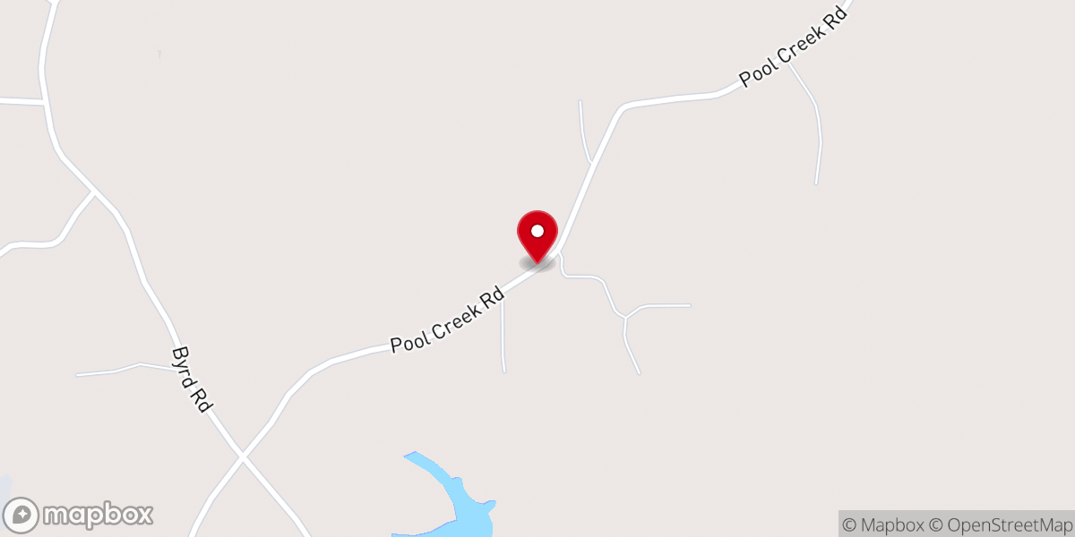 Map showing location of Faith Chapel