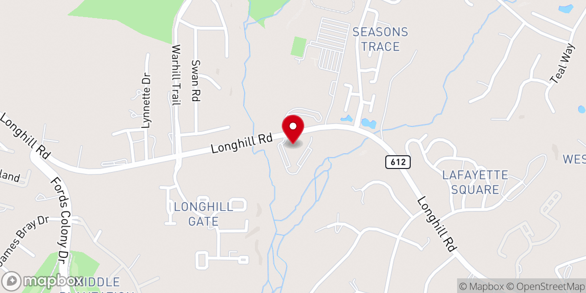 Map showing location of Christian Life Center of Virginia