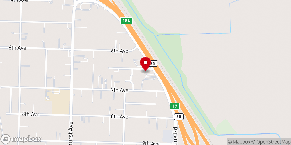 Map showing location of Household of Faith World Outreach Ministries