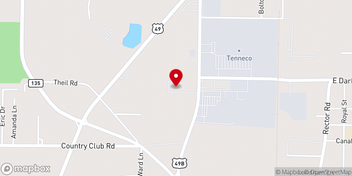Map showing location of Paragould Church of God