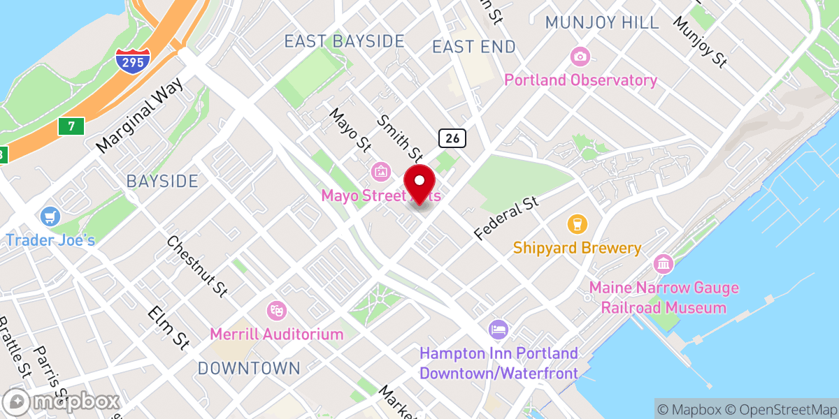 Map showing location of St. Pauls Anglican Church
