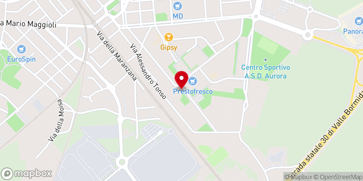 Map showing location of Parrocchia di San Paolo