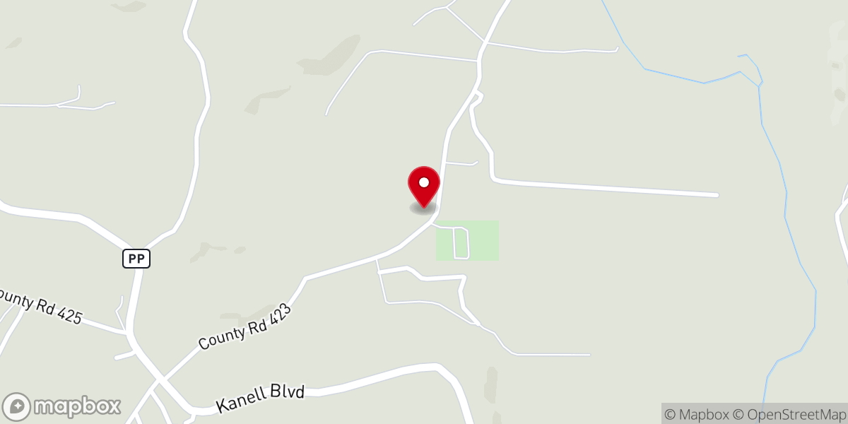 Map showing location of Good Hope Church