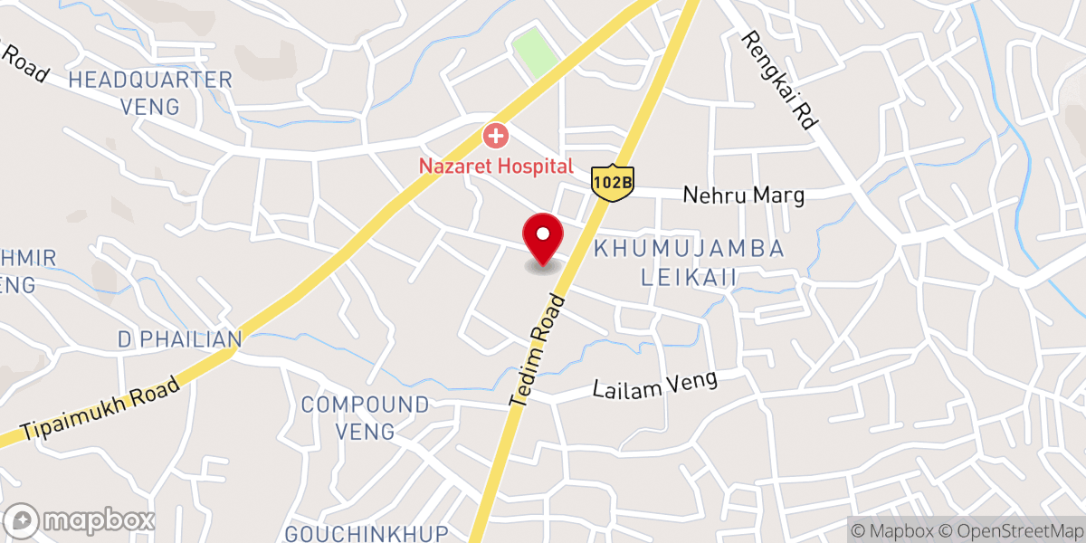 Map showing location of EBCC Central