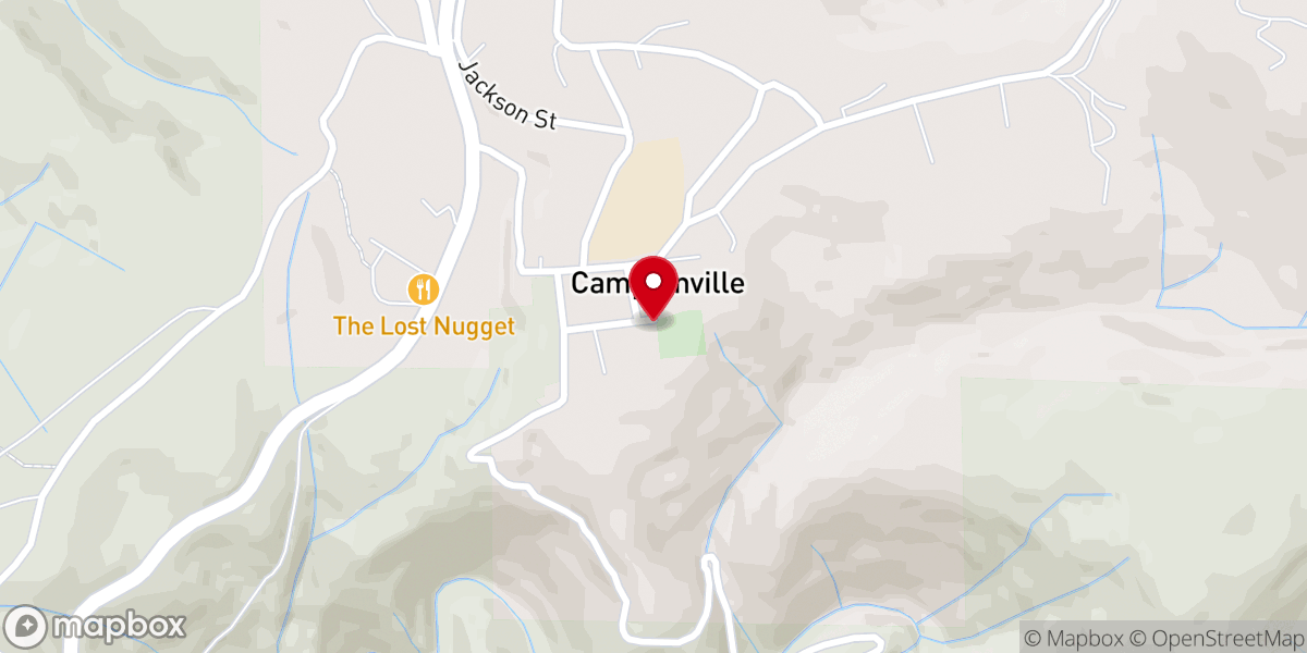 Map showing location of Church of Curiosity