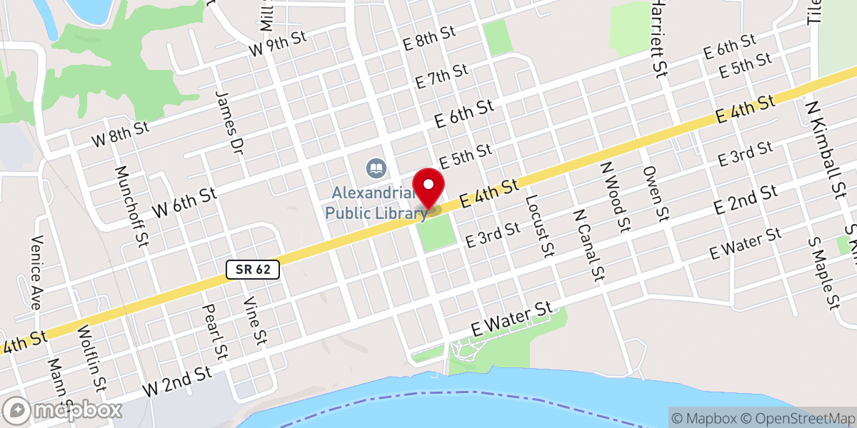 Map showing location of MT Vernon Ministerial Association