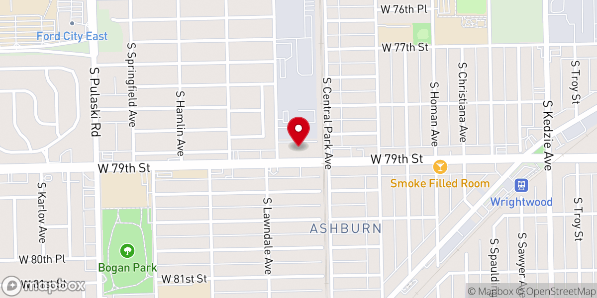 Map showing location of Winners Circle Christian Church