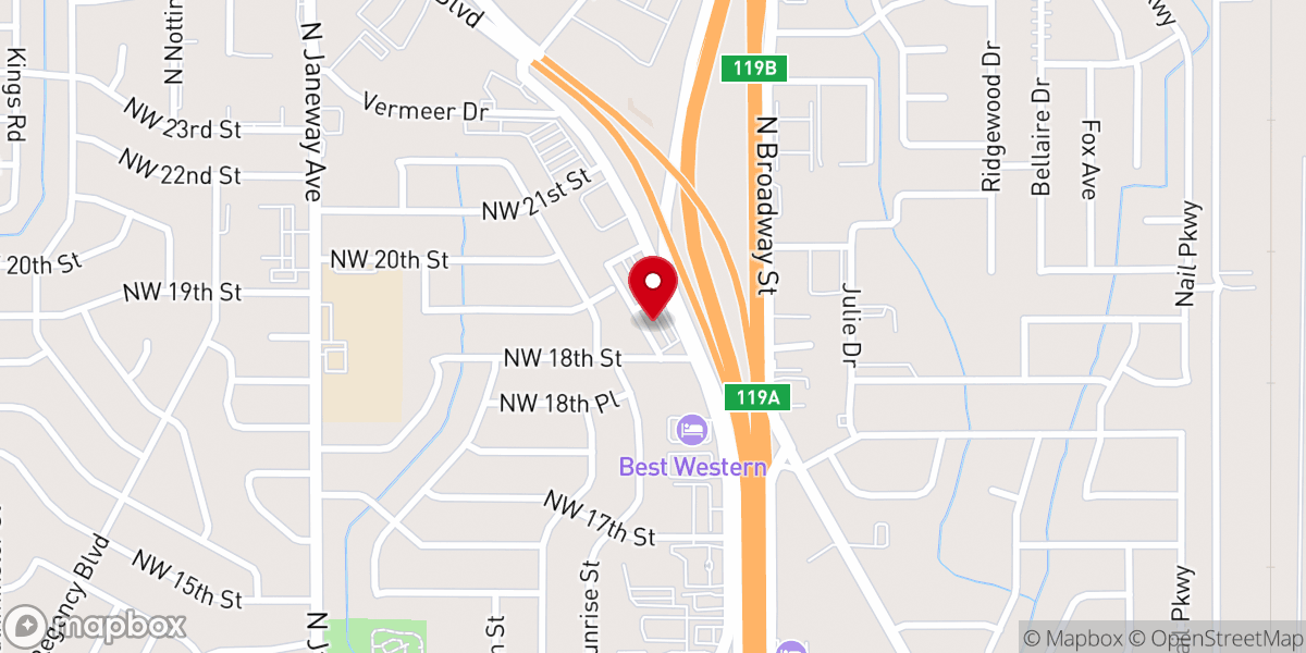 Map showing location of Truth Family Church
