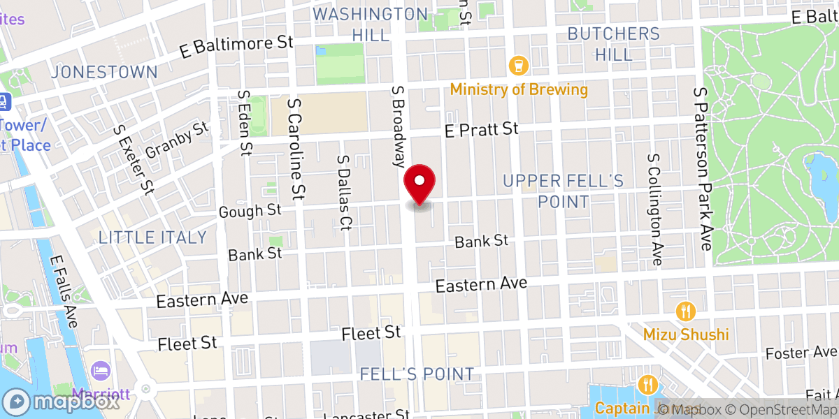 Map showing location of Iglesia Misionera Pentecostes Salem