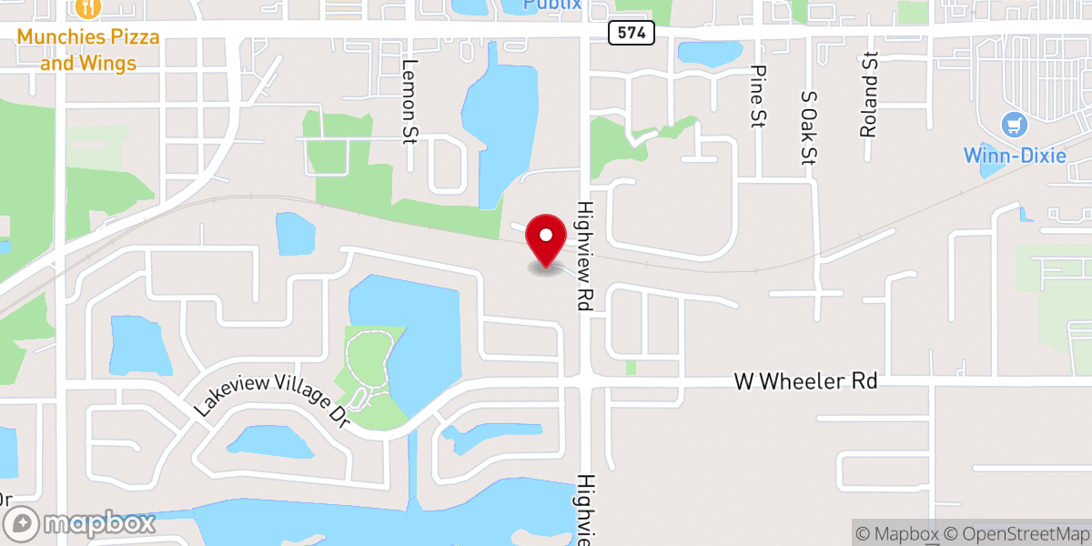 Map showing location of Iglesia de Dios Pentecostal M.I. -- Brandon (Bilingual)