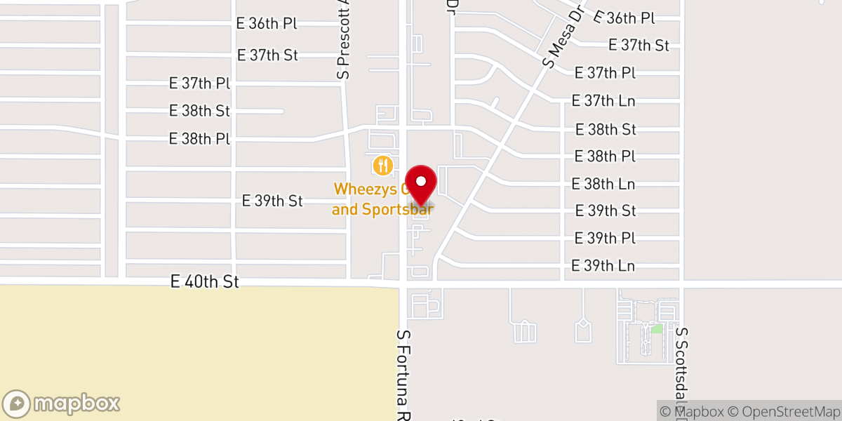 Map showing location of Calvary Chapel Foothills