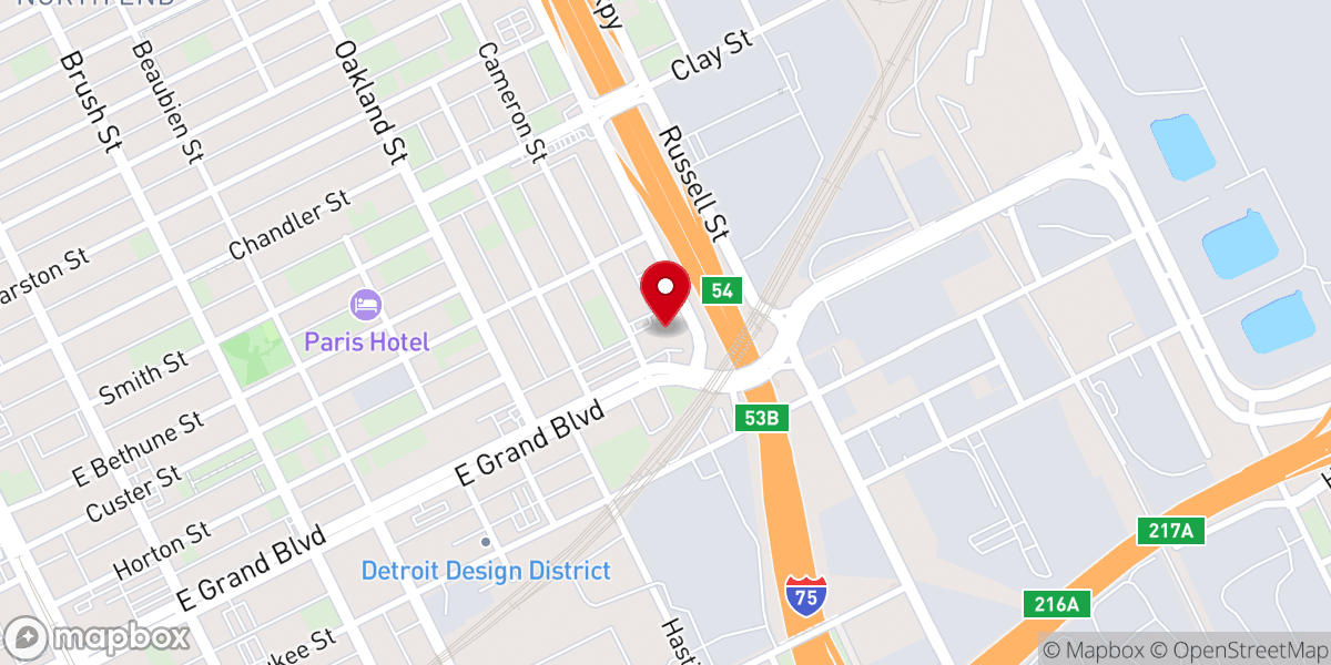 Map showing location of Triumph Church - East Campus