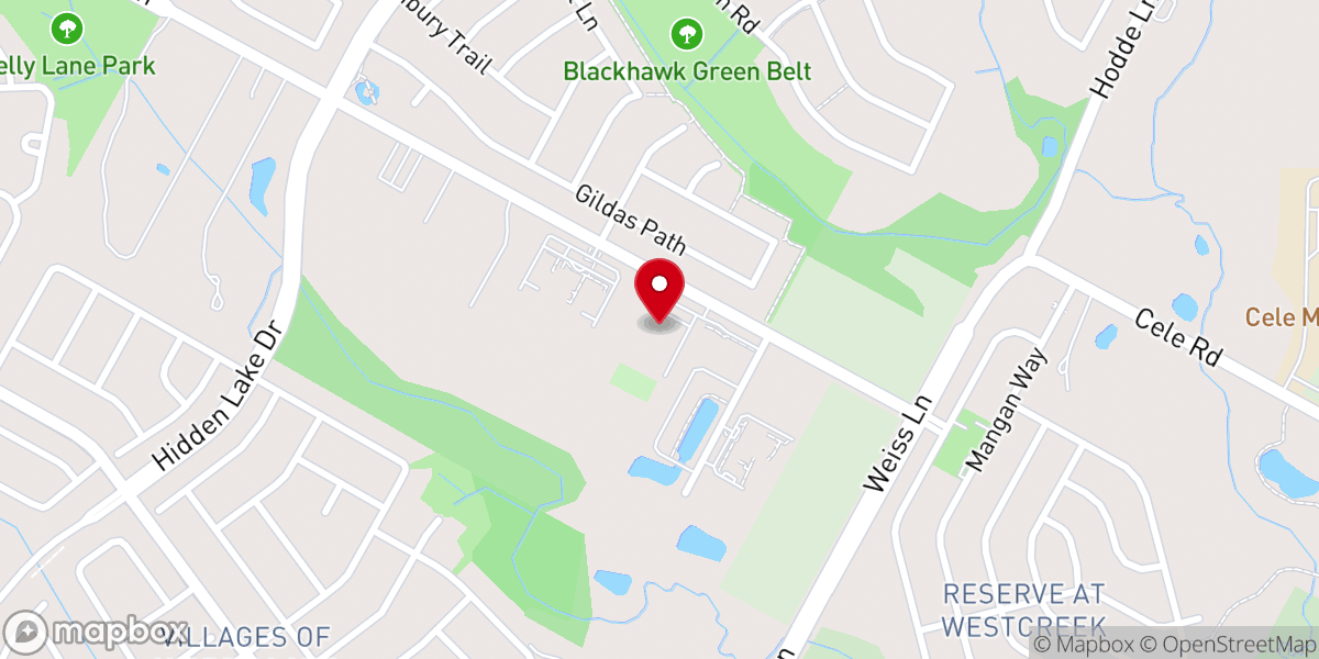 Map showing location of Austin Stonehill Seventh-day Adventist Church