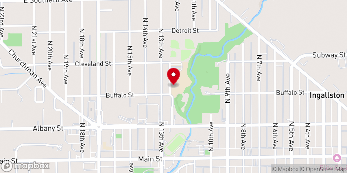Map showing location of LifeBridge Community Inc