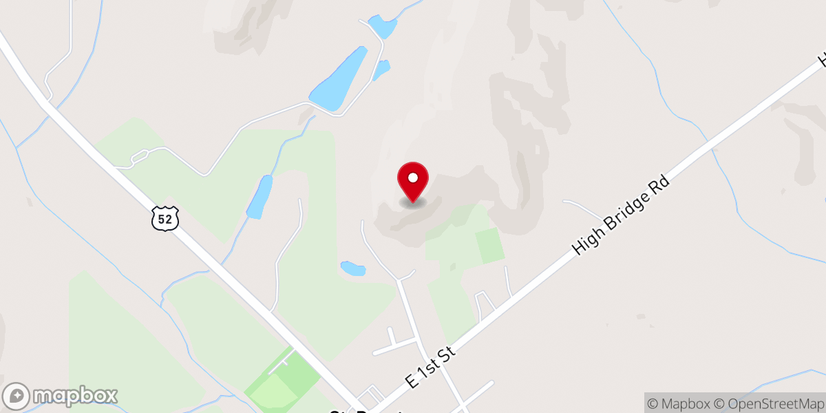 Map showing location of Saint Donatus Pieta Chapel
