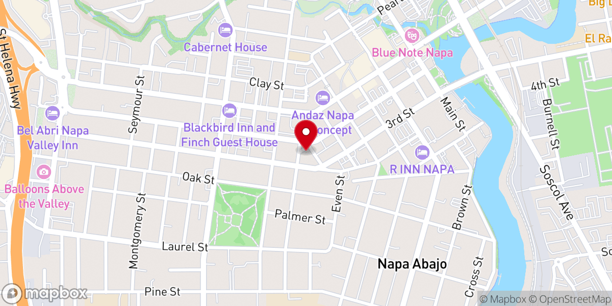 Map showing location of Valley Bible Church