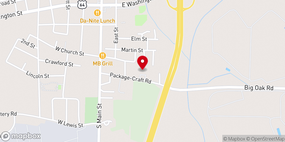 Map showing location of New Wynn Chapel Family Life