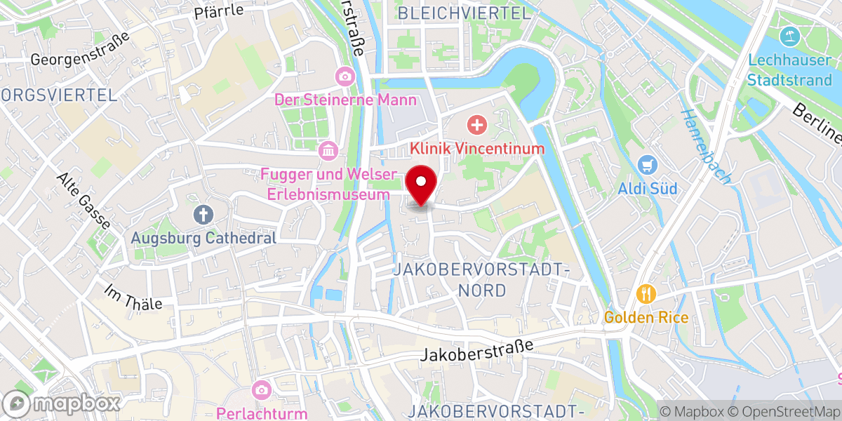 Map showing location of "Neue Quelle"