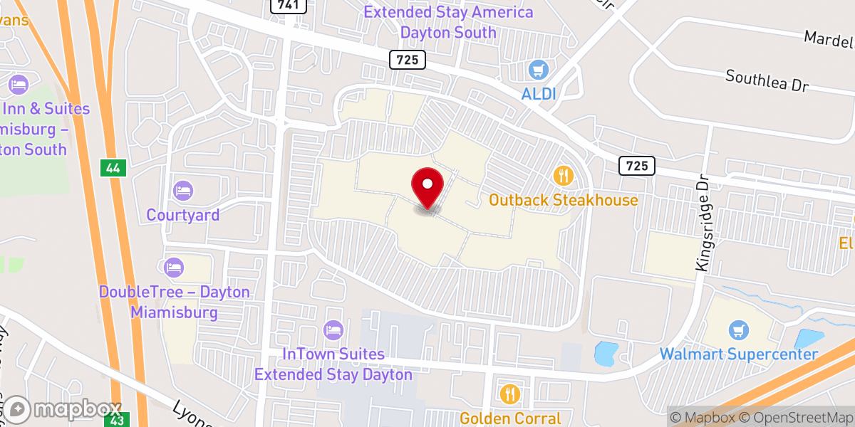 Map showing location of His Hand of Love Extended