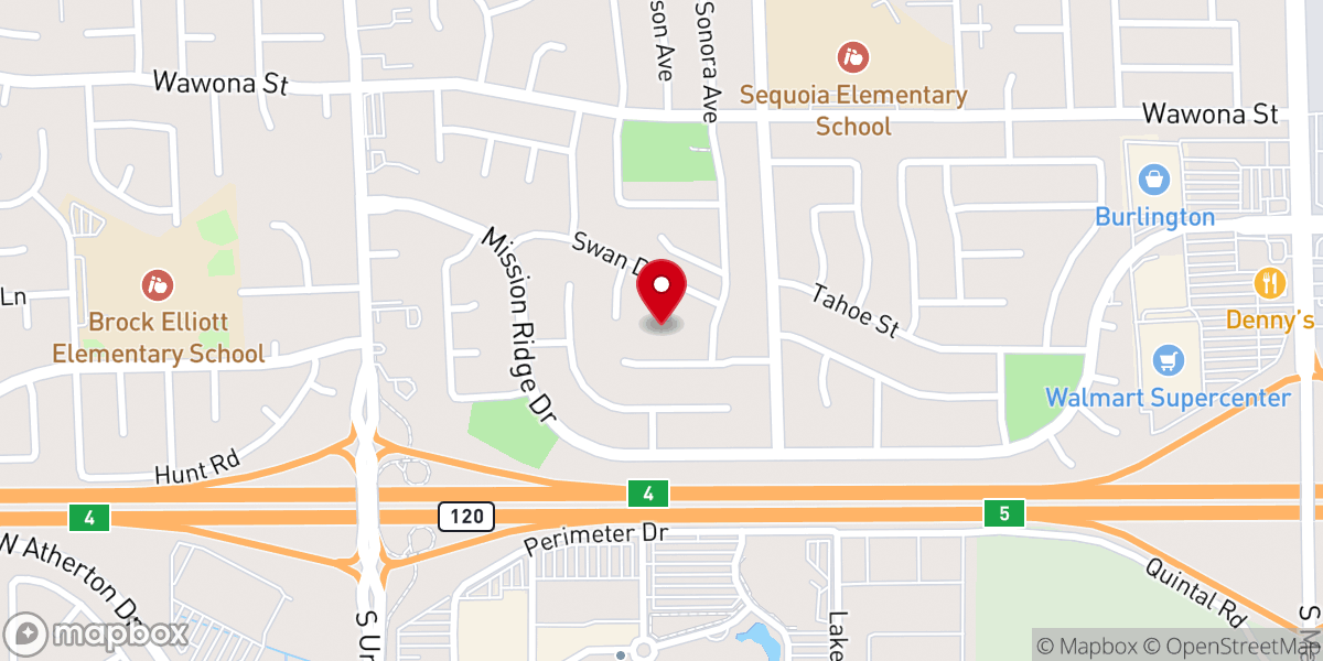 Map showing location of M m lunch lo