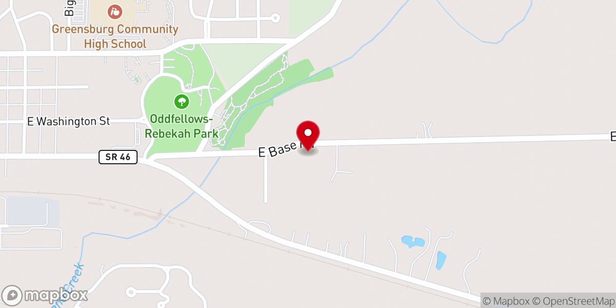 Map showing location of Pilgrim Nazarene Church