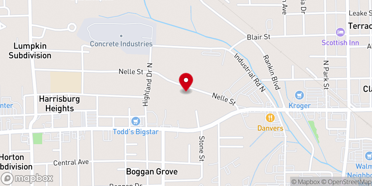 Map showing location of Kingdom Seekers Church